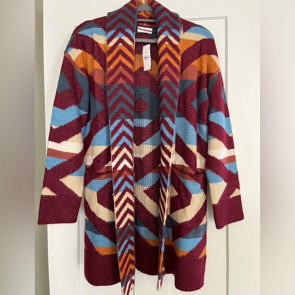 Lou & Grey Aztec Cardigan Sweater